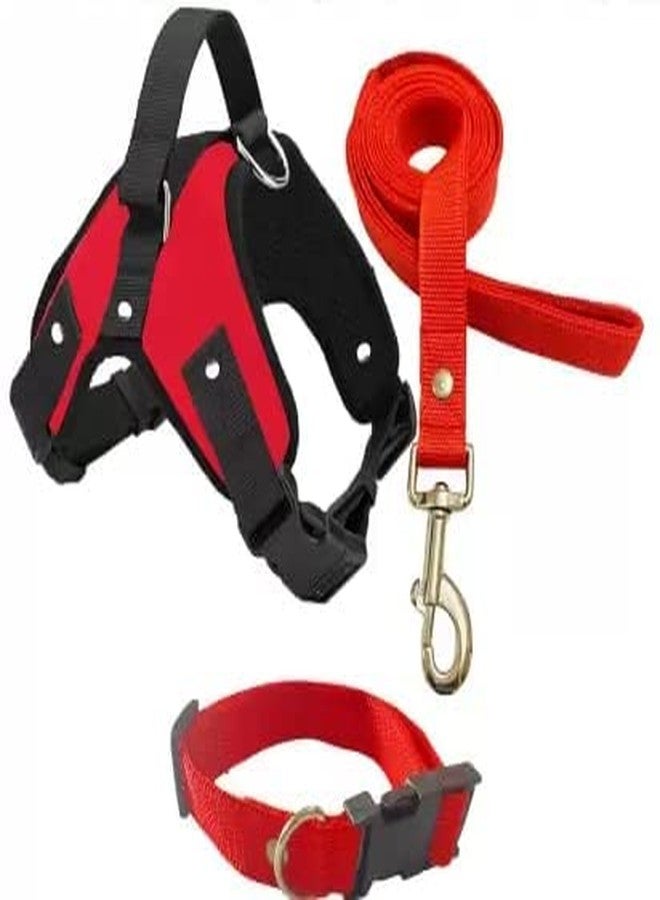 KittuPet سرج كلاب KittuPet متين للغاية وحامل لرفعه براحة تامة دون الاختناق، سرج ومقود للكلاب الصغيرة باللون الأحمر - Image 1